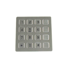 16-Keys Stainless Steel Keypad, Durable Numeric, Sensitive Reaction Keypad